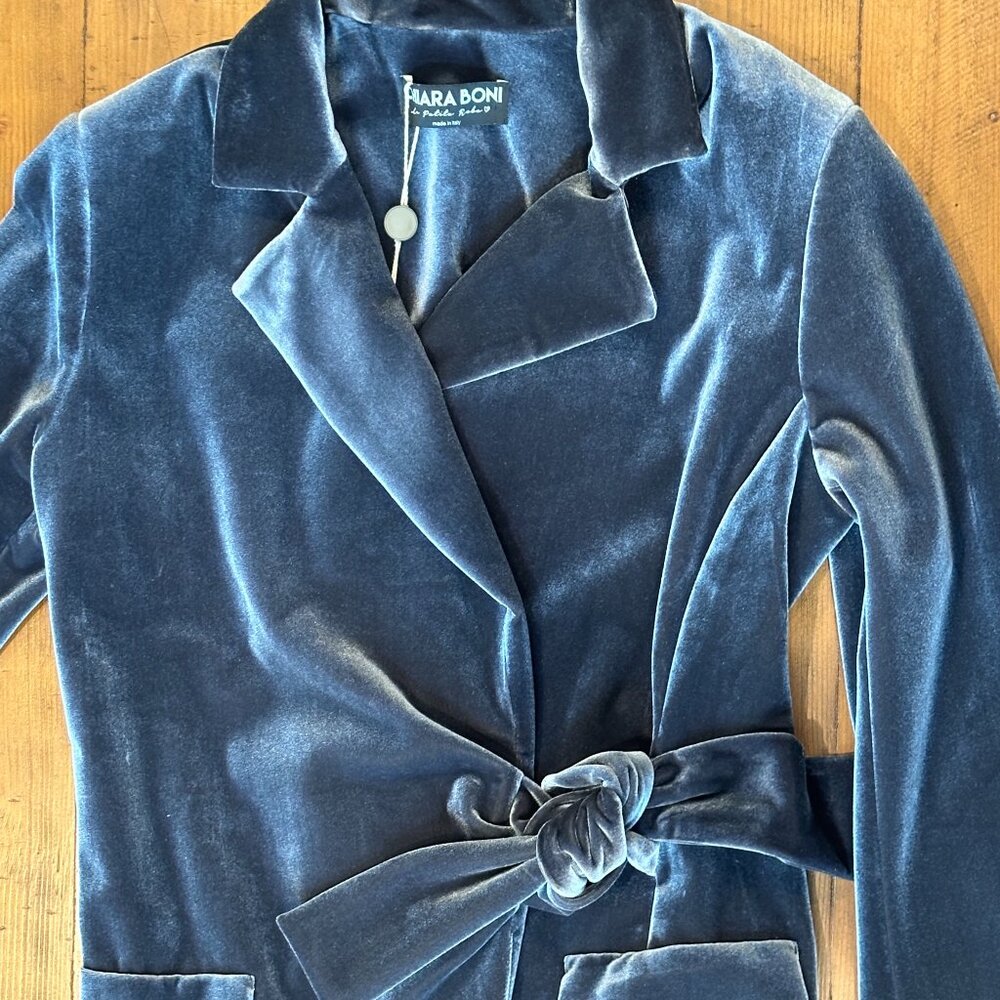 Chiara Boni Velvet Blazer